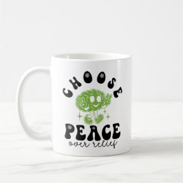 Taza De Café OCD Awareness & Recovery Choose Peace Over Relief