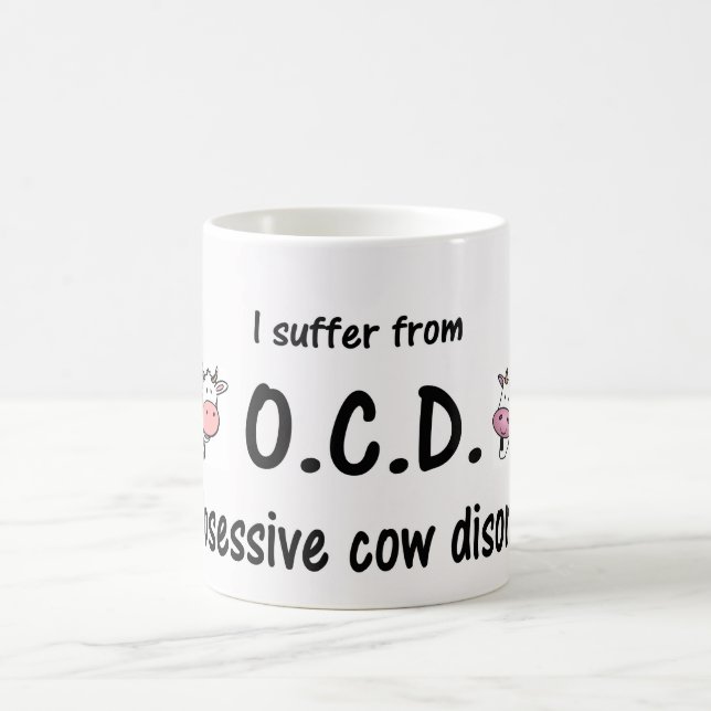 Taza De Café OCD Cow (Centro)