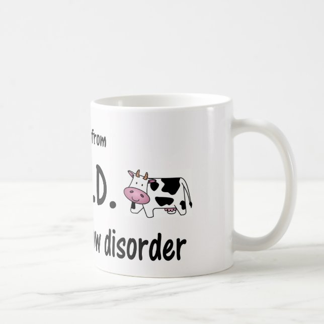 Taza De Café OCD Cow (Derecha)
