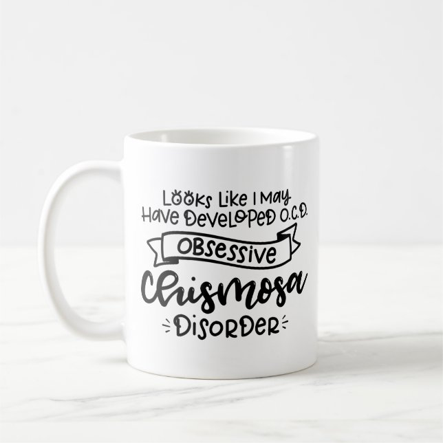Taza De Café OCD, Trastorno obsesivo Chismosa, Español (Izquierda)