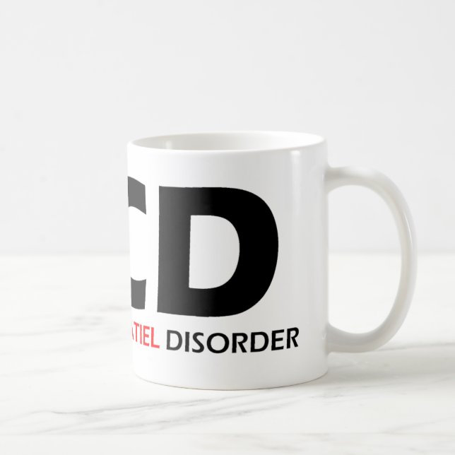 Taza De Café OCD - Trastorno obsesivo de la Cockatiel (Derecha)