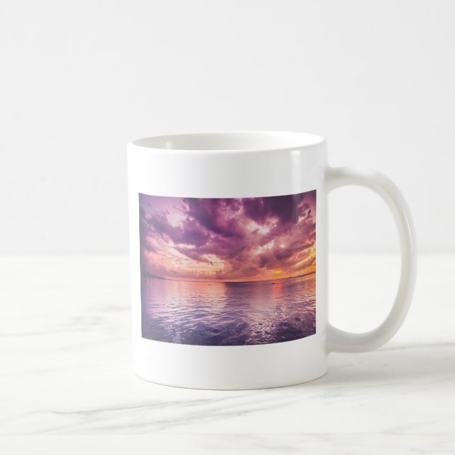 Taza De Café Ocean Sunset Inspirador