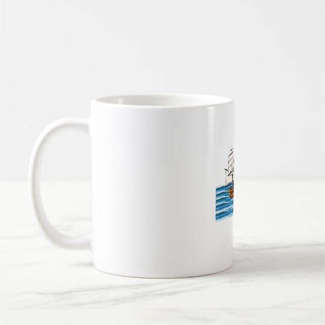 Taza De Café Ocean Voyage (Izquierda)