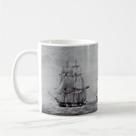 Taza De Café Oceanic Trek Graphic Ships Fine Art
