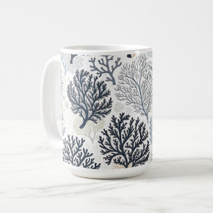 Taza De Café Oceanic Vibes Botanical Corals