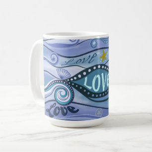 Taza De Café Océano de amor Arte Contemporáneo