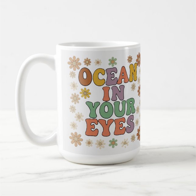 Taza De Café Océano en tus ojos (Izquierda)