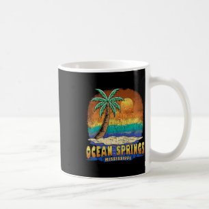 Taza De Café Océano Springs Mississippi Vintage Alma con proble