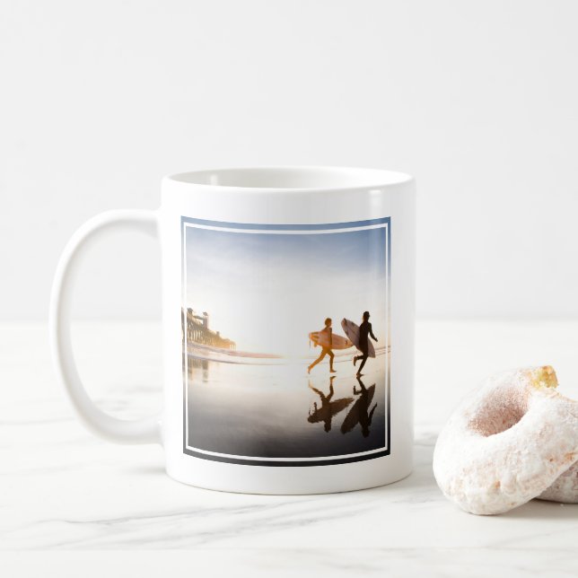 Taza De Café Oceanside Beach (Con donut)