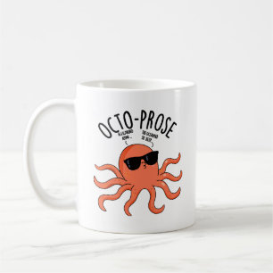 Taza De Café Octo-prosa Graciosa Octopus Pun