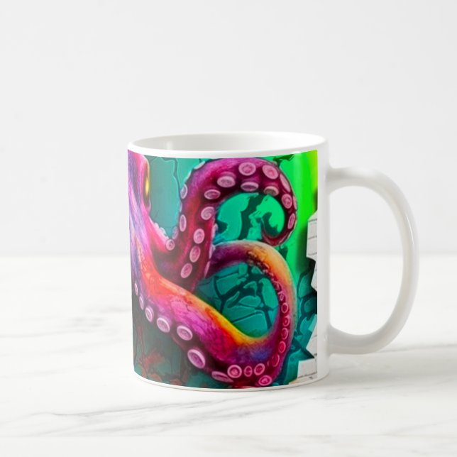 Taza De Café Octopus (Derecha)