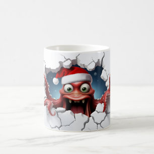Taza De Café Octopus 3D navidades
