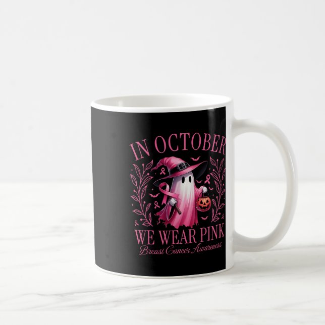 Taza De Café Octubre, Awa, Usamos Cáncer De Mama De Espada Rosa (Derecha)