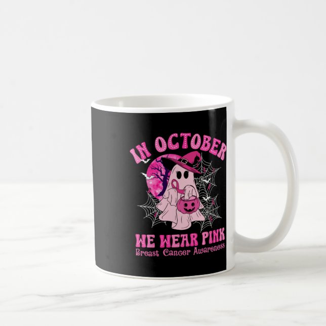 Taza De Café Octubre: Usamos Hala Fantasma Femenina De Cáncer D (Derecha)