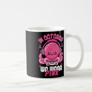 Taza De Café Octubre Usamos Niño Que Juega A Niños Con Cáncer D
