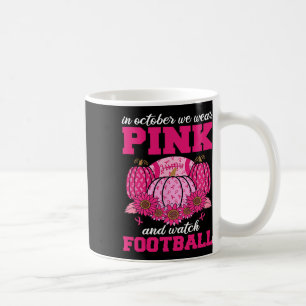 Taza De Café Octubre Usamos Rosado Y Vemos Que Los Pechos De Fú