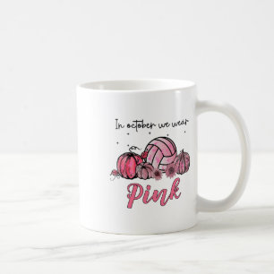 Taza De Café Octubre: Vemos El Cáncer De Mama De Voleibol Rosa