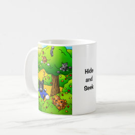 Taza De Café Ocultar y buscar gatos