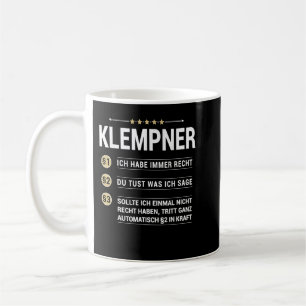 Taza De Café Ocupación de plomo en mis propios párrafos