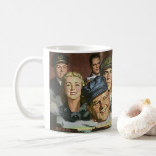 Taza De Café Ocupaciones empresariales, patriotismo vintage