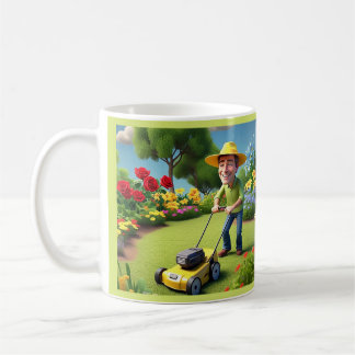 TAZA DE CAFÉ " OCUPACIONES, JARDINERO "