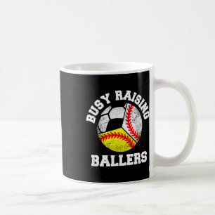 Taza De Café Ocupada Criando Byllers Divertida Bysebyll Pelota 