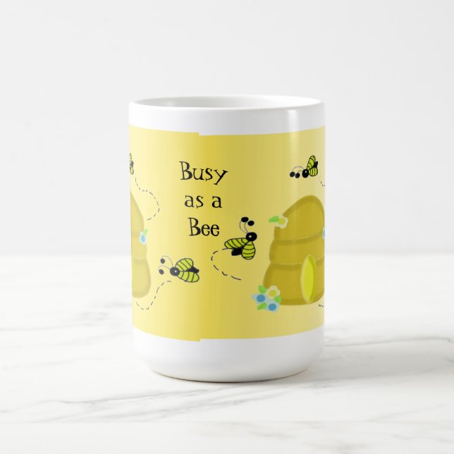 Taza De Café Ocupado como una abeja (Centro)
