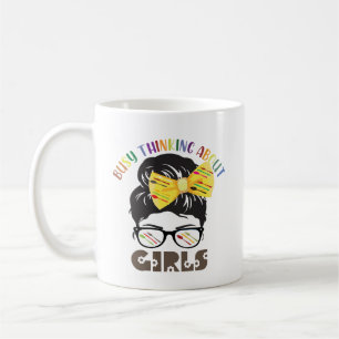 Taza De Café ocupado pensando en chicas