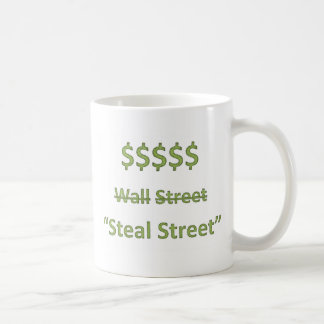 Taza De Café Ocupe Wall Street retro