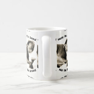 Taza De Café odia la acción no la raza pitbull
