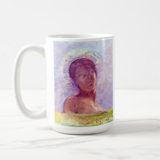 Taza De Café Odilon Redon, ojos cerrados 1889 (Izquierda)
