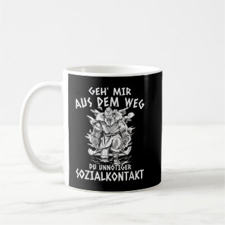 Taza De Café Odin Geh mir aus dem Weg Sozialkontakt, Viking
