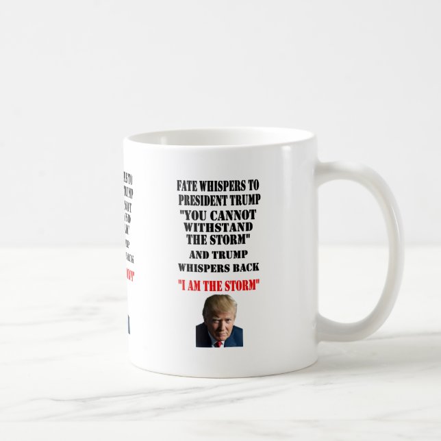 TAZA DE CAFÉ ODIO A LOS CABALLEROS AL PRESIDENTE TRUMP (Derecha)