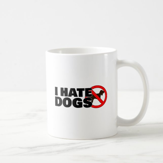 Taza De Café Odio a los perros (Derecha)