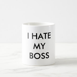 TAZA DE CAFÉ ODIO A MI JEFE