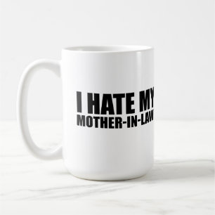Taza De Café Odio a mi madre en la ley