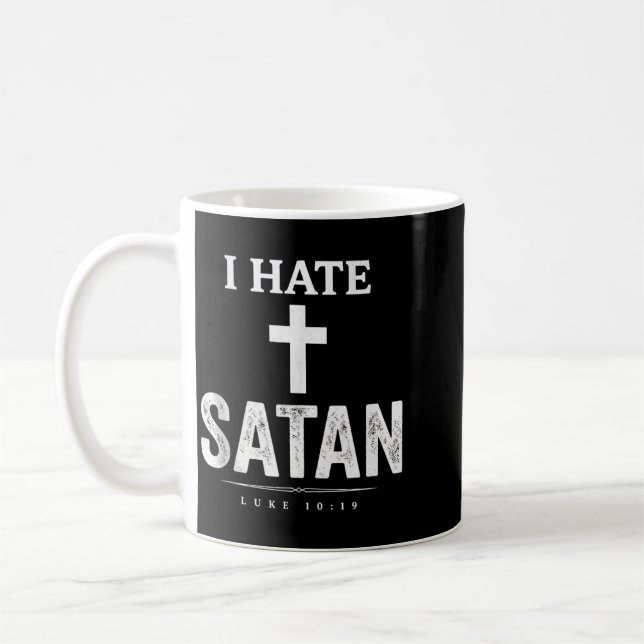 Taza De Café Odio a Satanás (Izquierda)