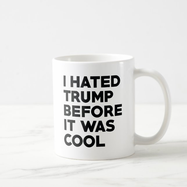 Taza De Café Odio a Trump (Derecha)