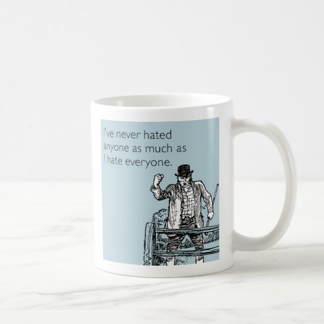 Taza De Café Odio cada uno (Derecha)