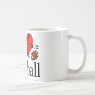 Taza De Café Odio fútbol