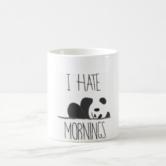 Taza De Café odio la mañana panda mug