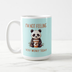 Taza De Café Odio las mañanas Panda Mug Funny