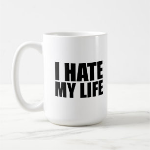Taza De Café Odio mi vida