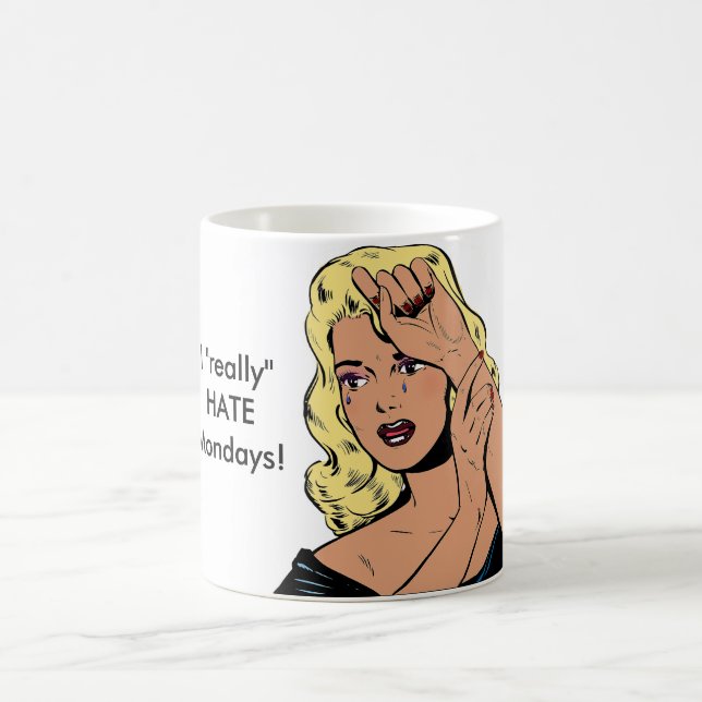 Taza De Café Odio realmente lunes (Centro)
