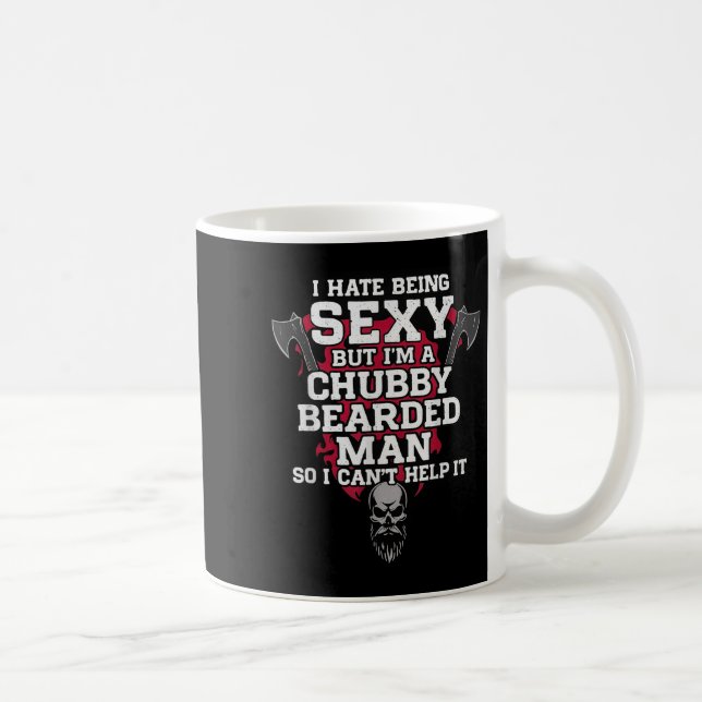 Taza De Café Odio Ser Y Pero Soy Un Cráneo De Hombre Con Cabeza (Derecha)