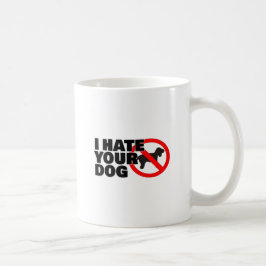 Taza De Café Odio su perro