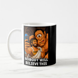 Taza De Café Odiseo de la Odisea de Homero Selfie con