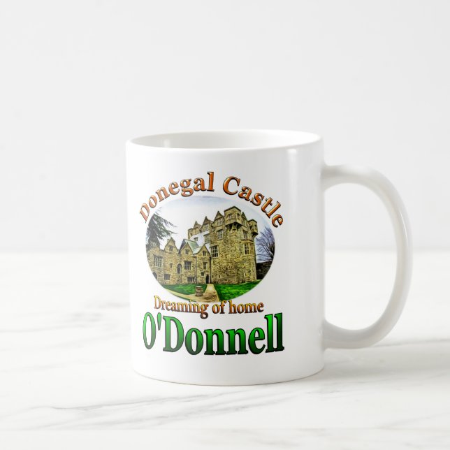 Taza De Café O'Donnell que soña con el castillo casero Irlanda (Derecha)