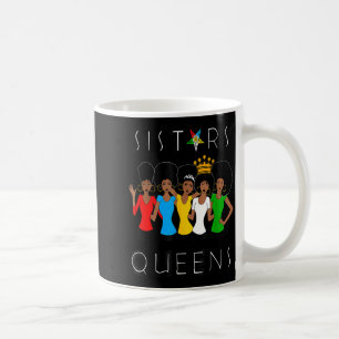 Taza De Café Oes fatal hermanas reinas damas estrella del este