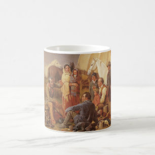 Taza De Café Oeste Americano Antiguo, Consejo en la Pradera por